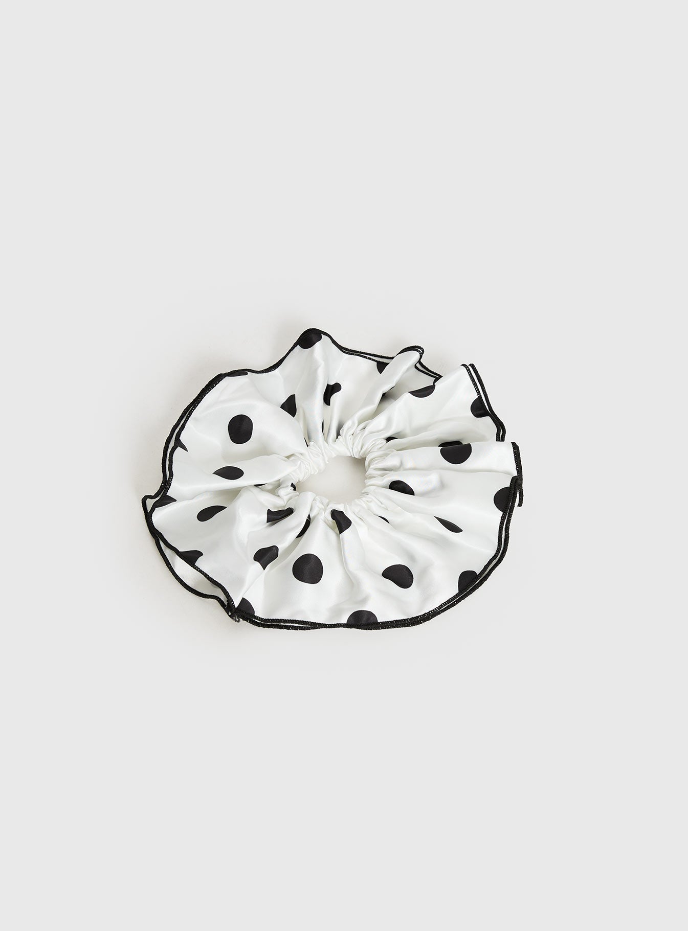 Make My Day Scrunchie White Polka - Image 2