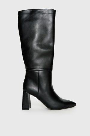 Vesper Knee High Boots Black