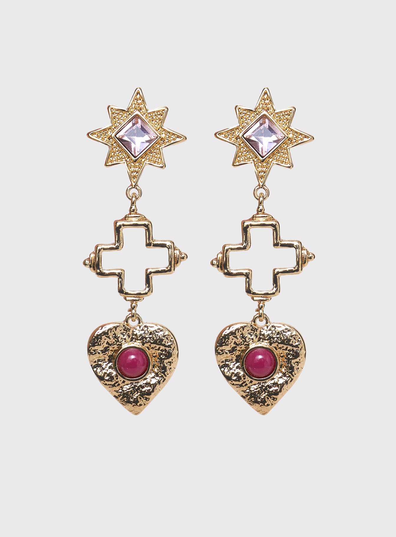 Capulet Earrings Gold - Image 2