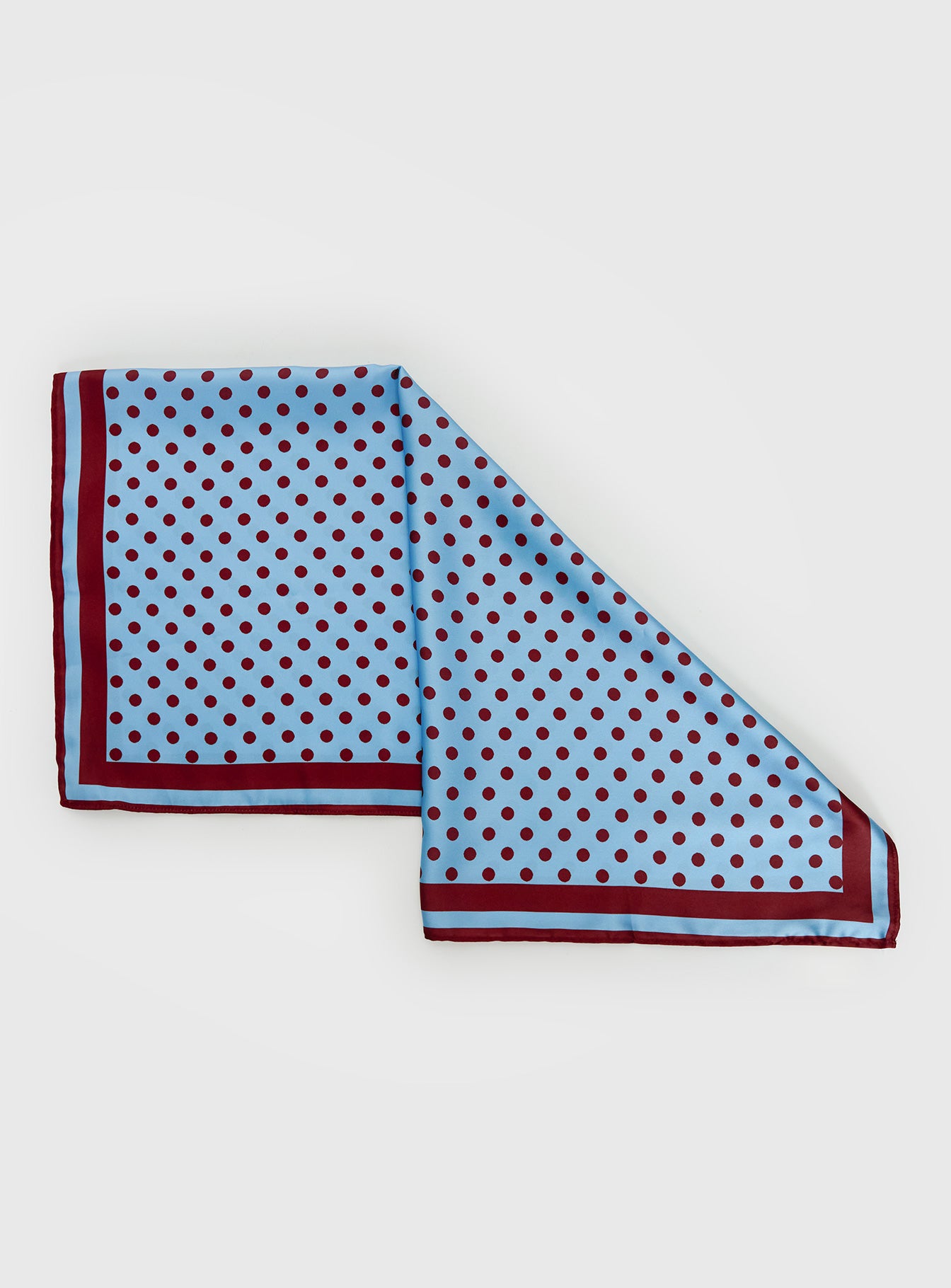 Hyacinthe Scarf Blue Polka - Image 2