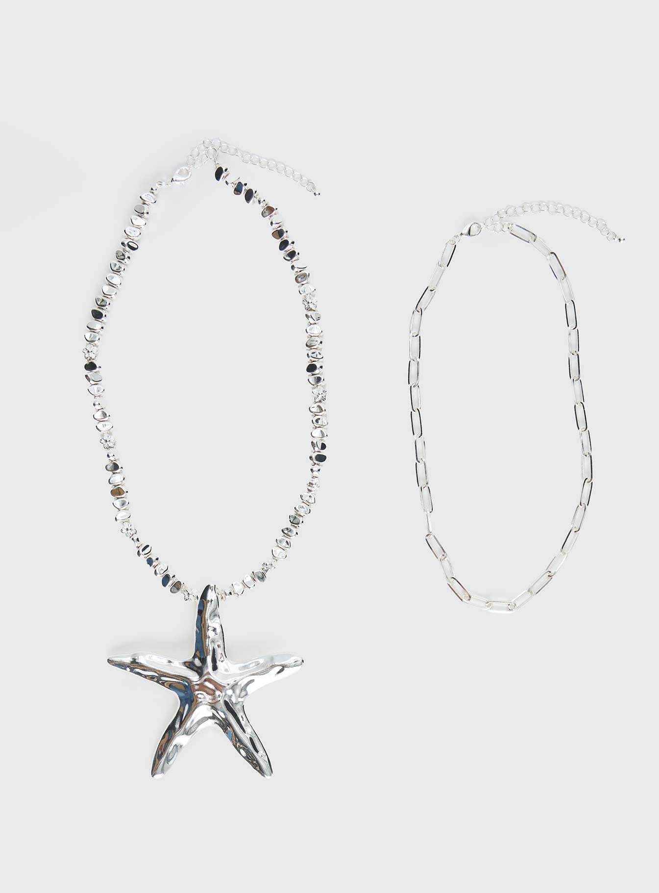 Covey Necklace Set Silver - Image 2