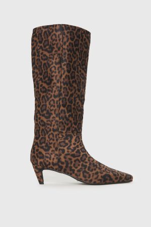 Billini Jovie Knee High Boots Leopard