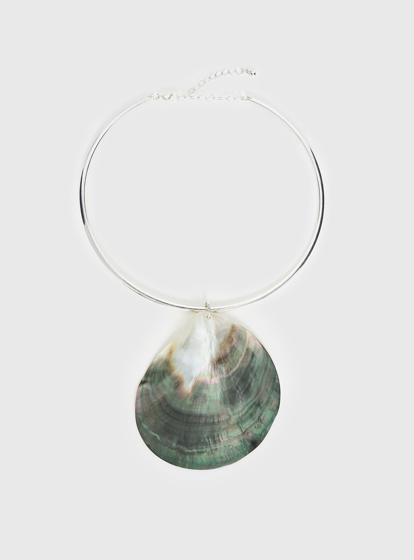Soreia Shell Necklace Silver - Image 2