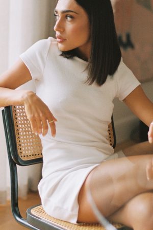 Classic Mini Dress White
