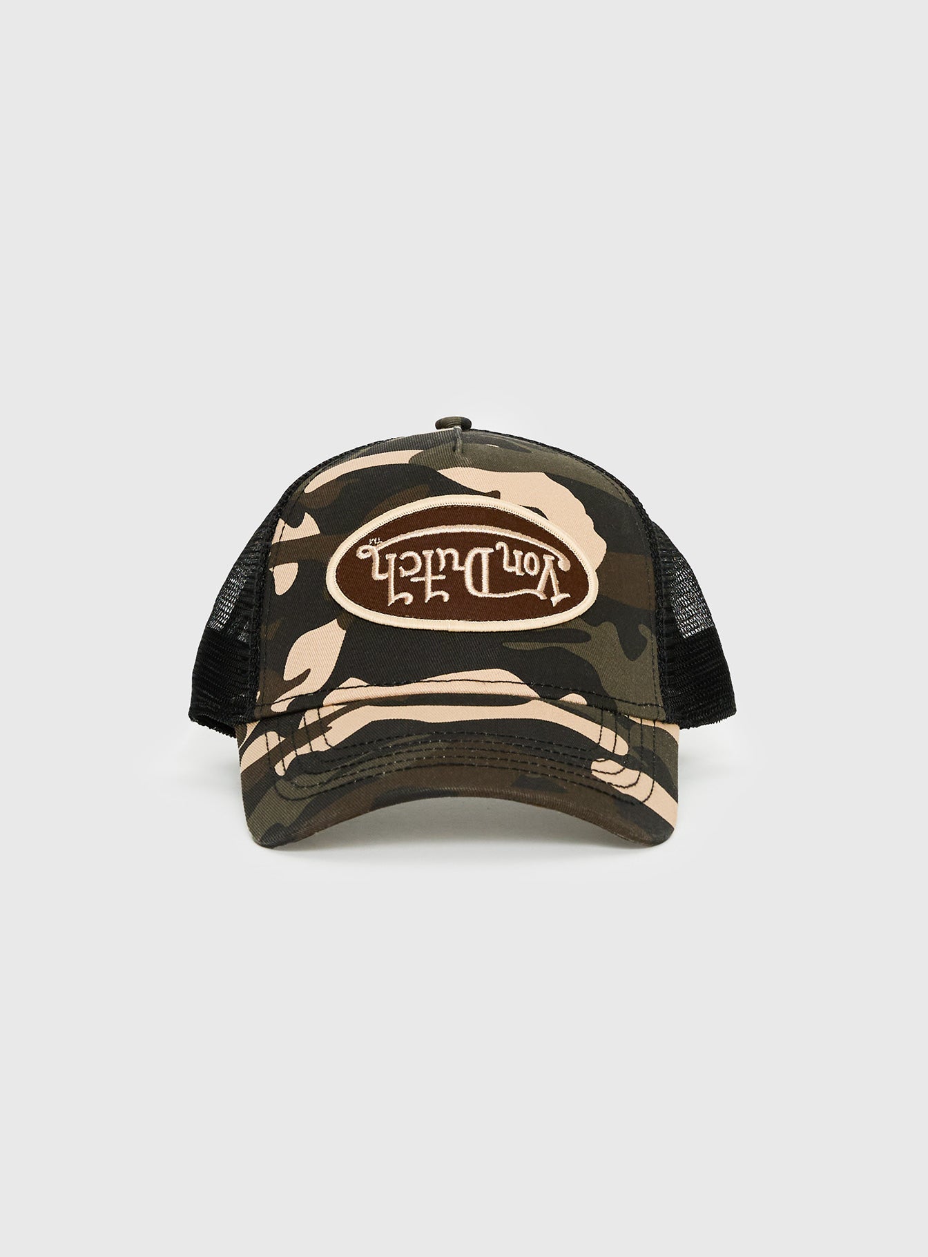 Von Dutch Multi Trucker Hat Brown Camo - Image 2
