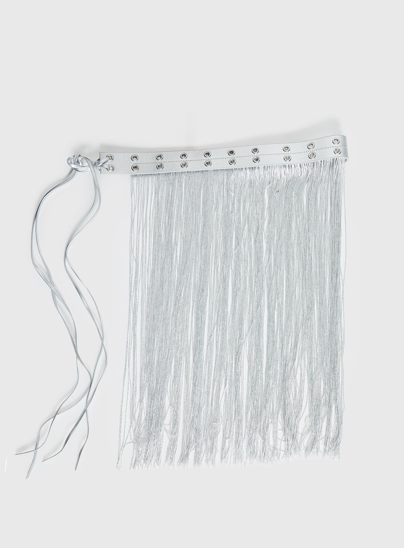 Artemas Studded Tassel Belt Silver - Image 2