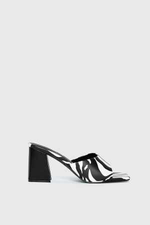 Sunset Boulevard Heels Zebra