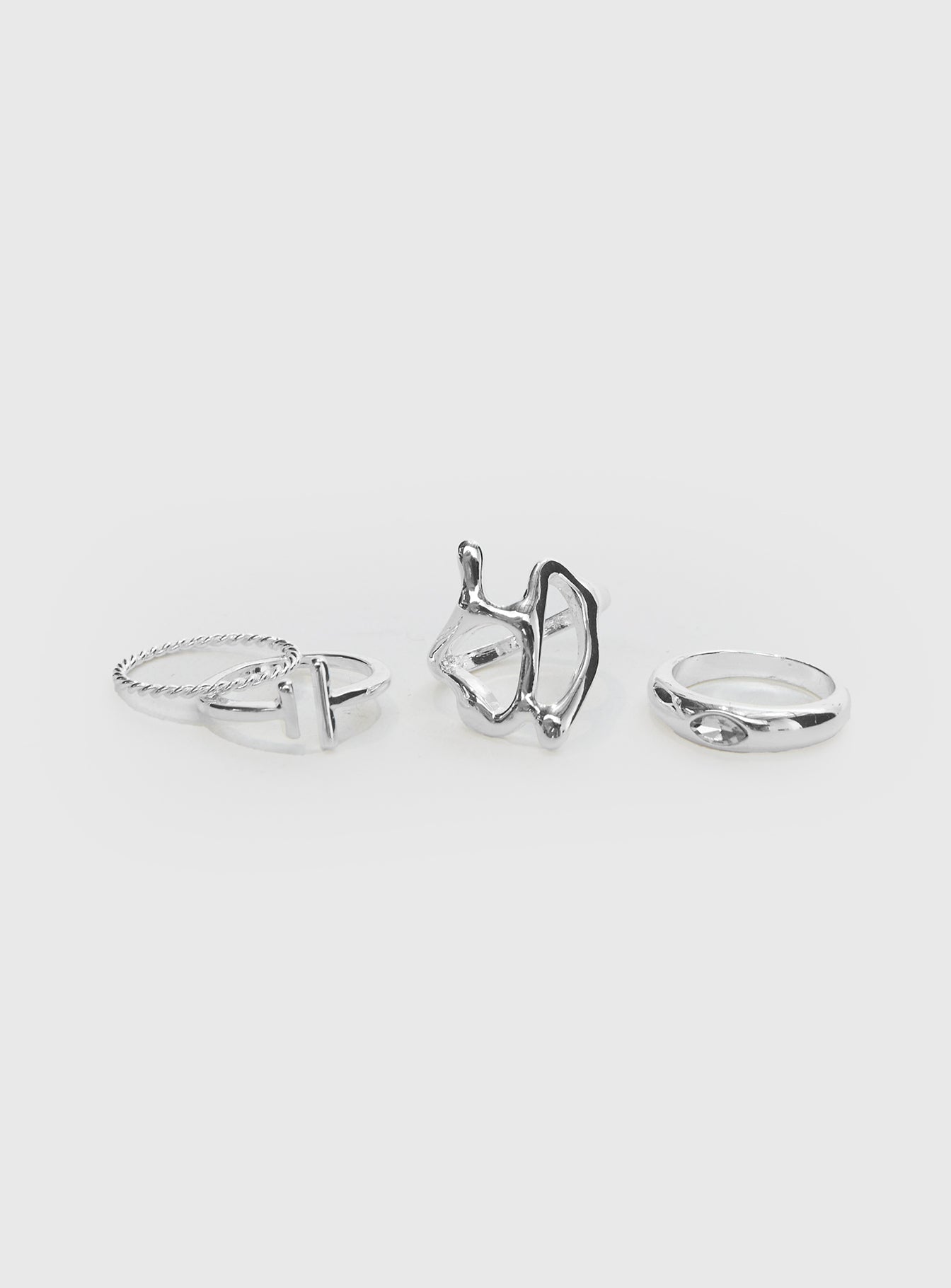 Better Together Ring Set Silver - Image 2