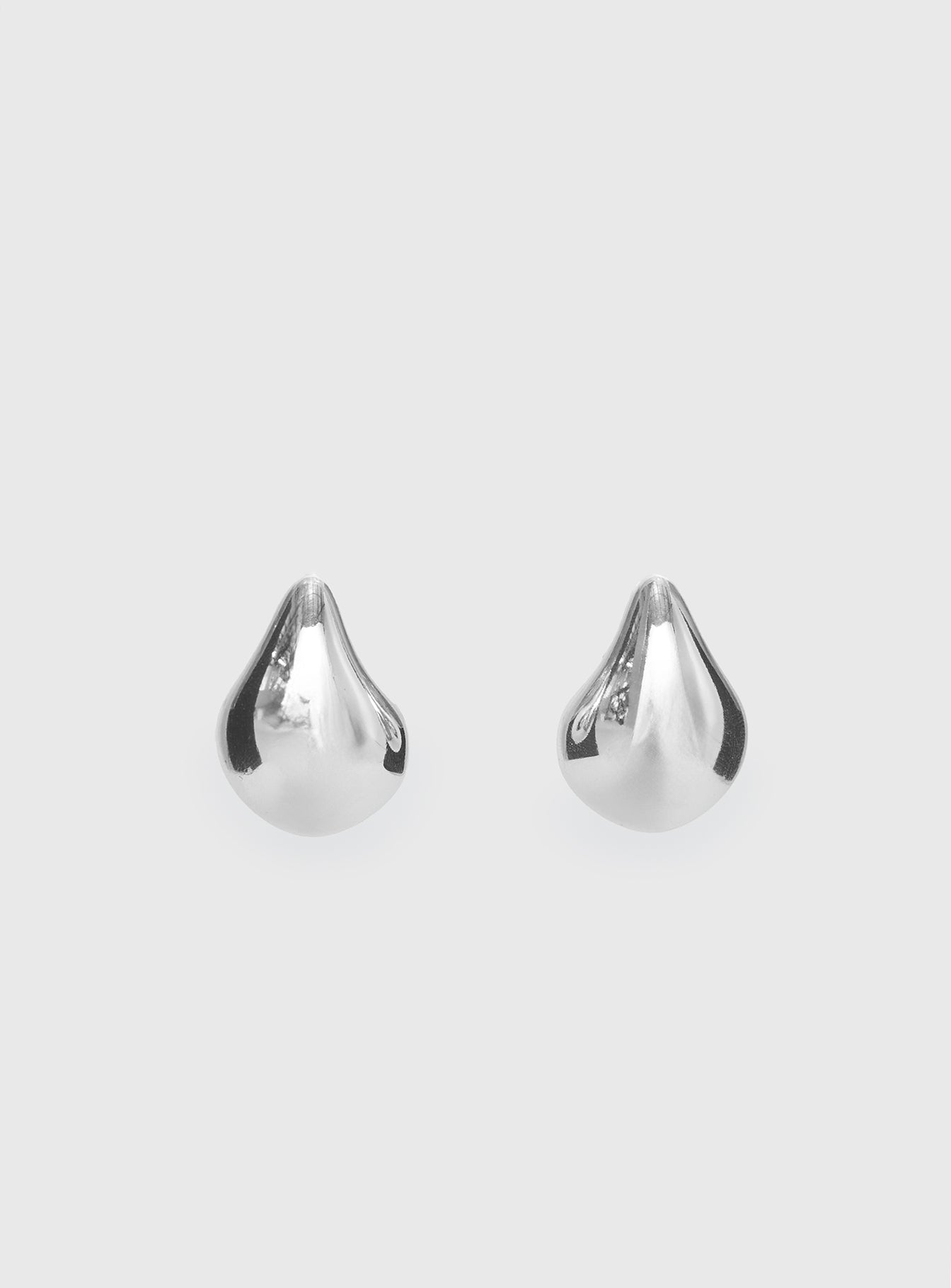 Dazzling Teardrop Earrings Silver - Image 2