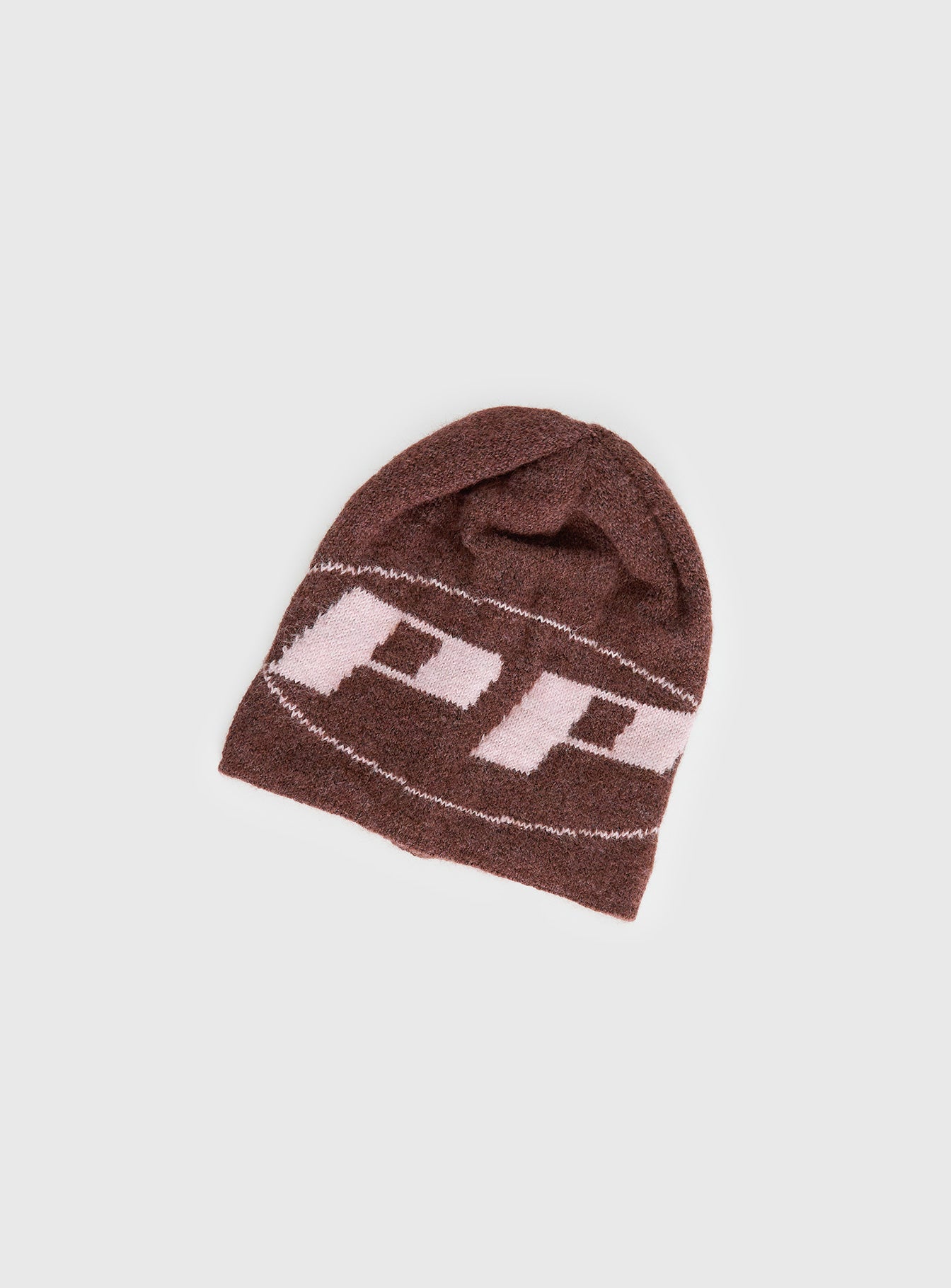 Rhiara Beanie Brown / Pink - Image 2