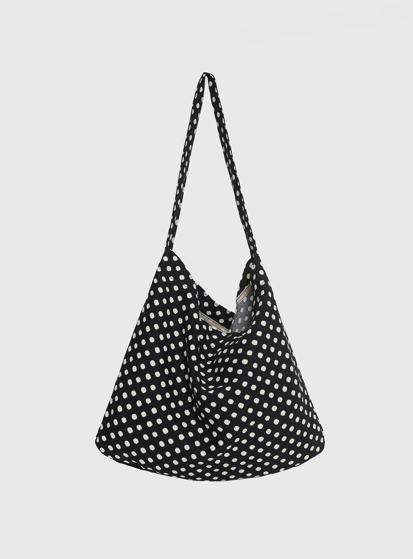 Tempting Tote Bag Black Polka - Image 2