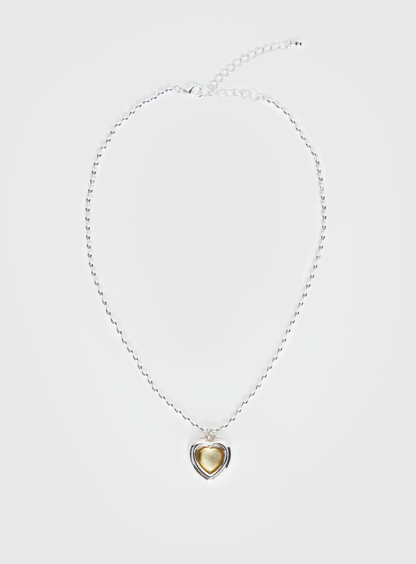 Wishes Granted Dainty Pendant Necklace Silver / Yellow - Image 2