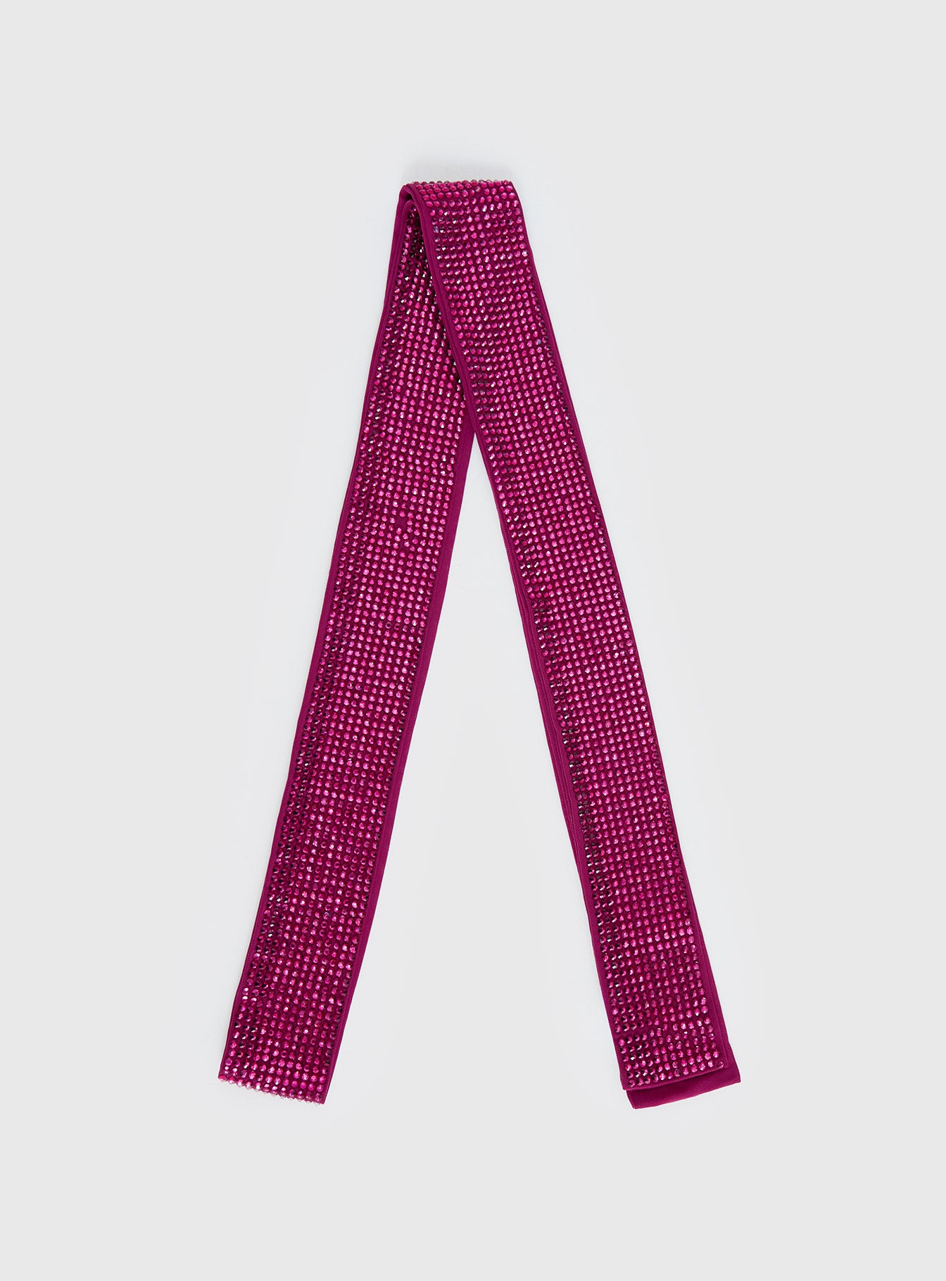 Sugarberry Skinny Scarf Pink Metallic - Image 2