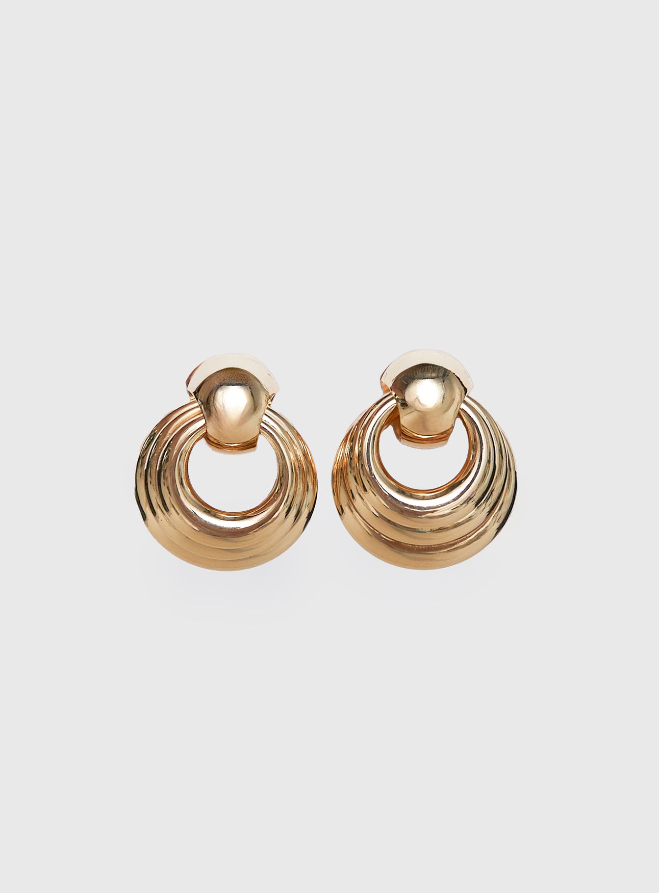 Time Goes By Earrings Gold - Image 2