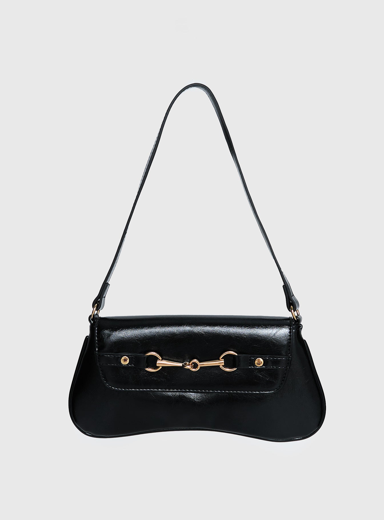 Pulse Shoulder Bag Black / Gold - Image 2