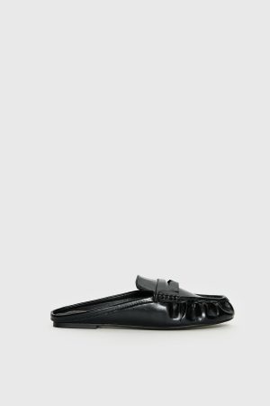 Hot Row Flat Loafers Black