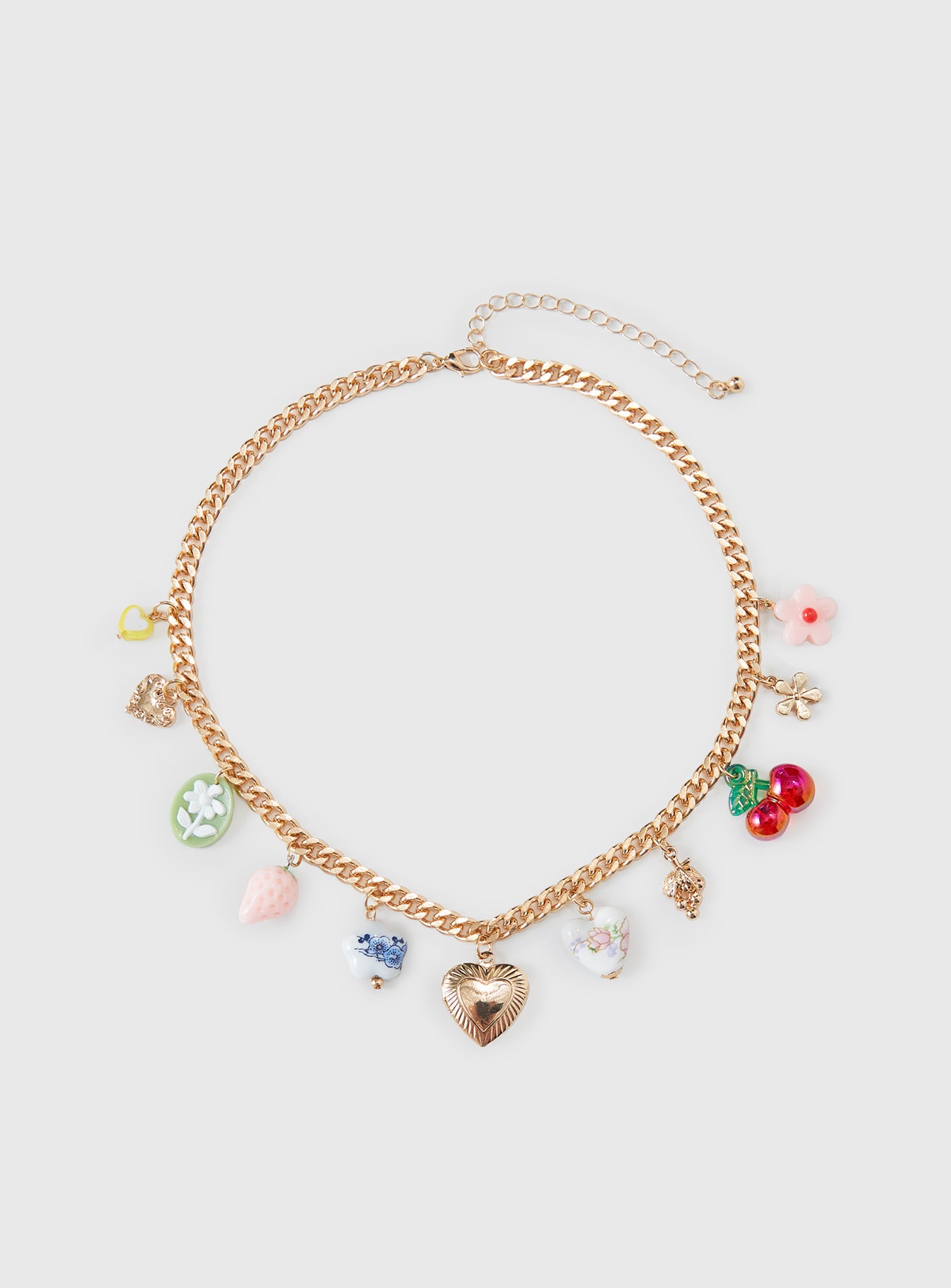 Get Closer Charm Necklace Gold - Image 2