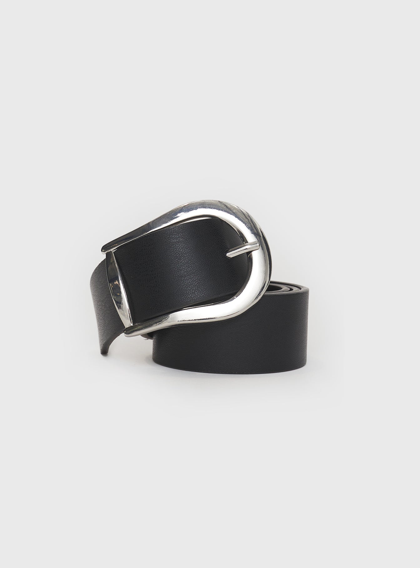 Breslin Belt Black / Silver - Image 2
