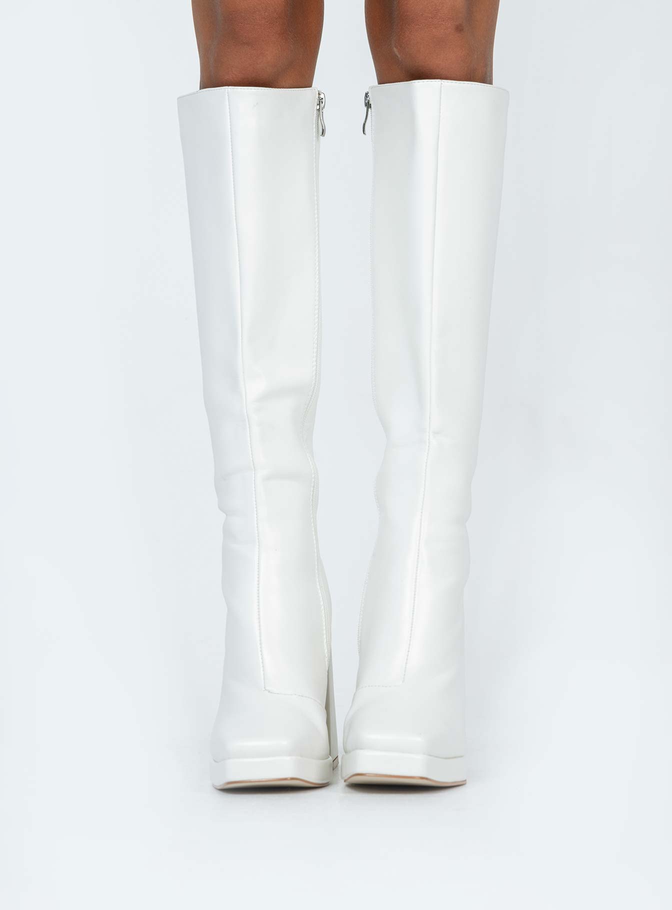 Montgomery Boots Matte White - Image 2