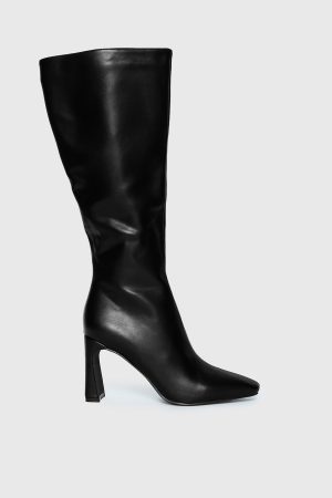 Sawyer Knee High Boots Black