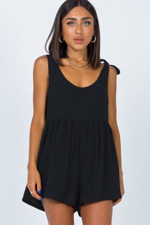 Tay Romper Black