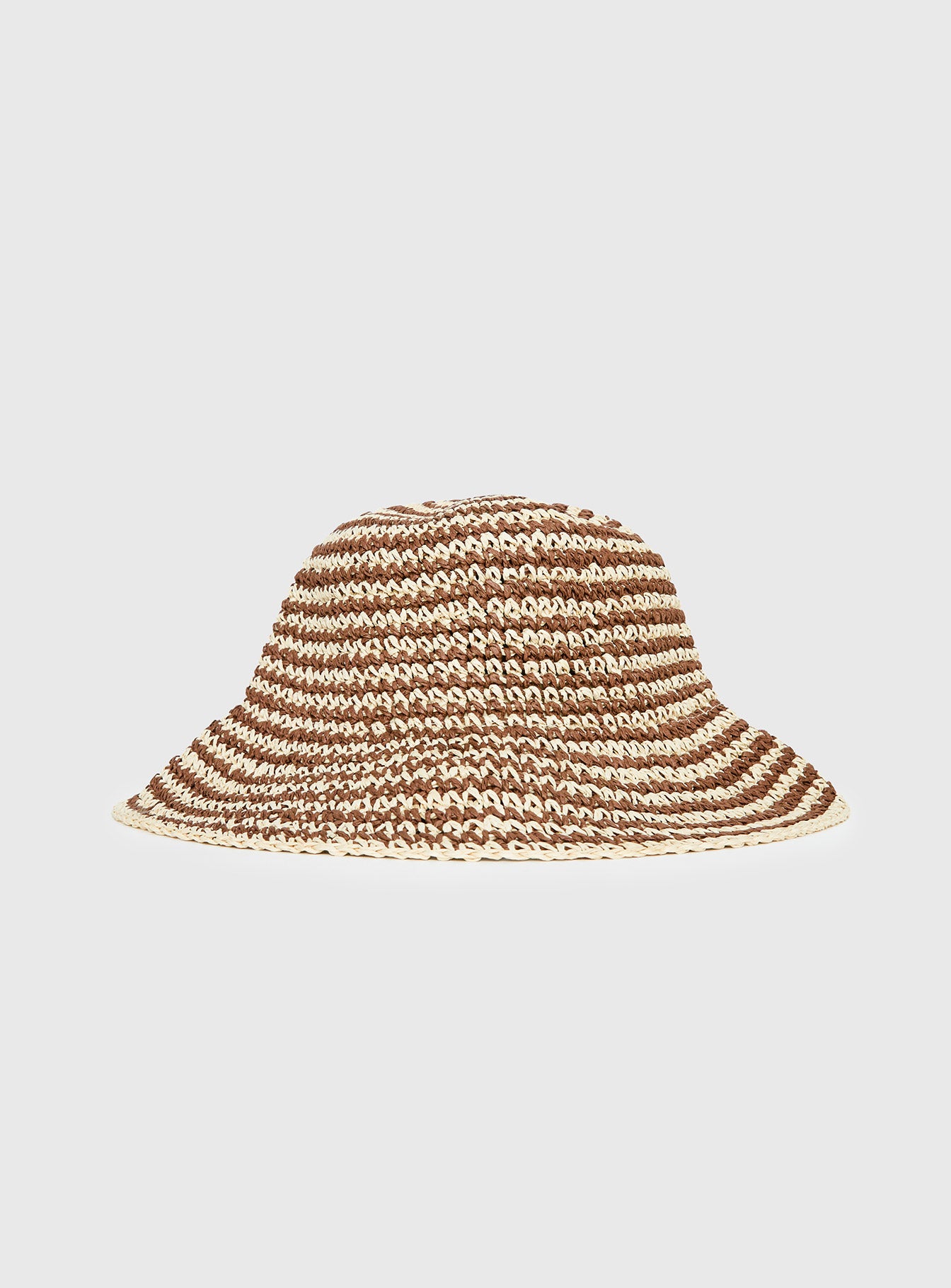 Celestea Woven Bucket Hat Tan / Brown - Image 2