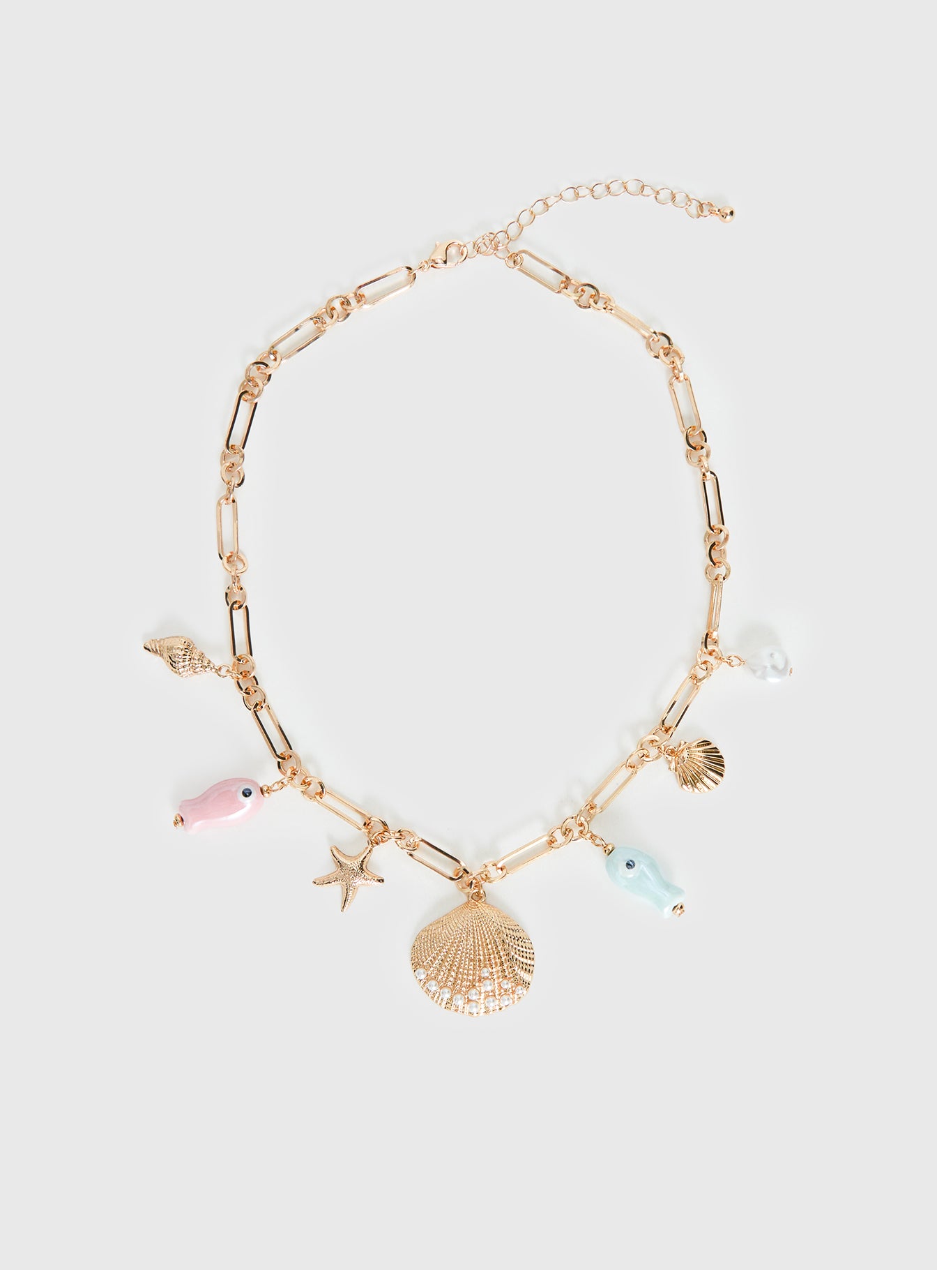 Solar Fever Charm Necklace Gold - Image 2