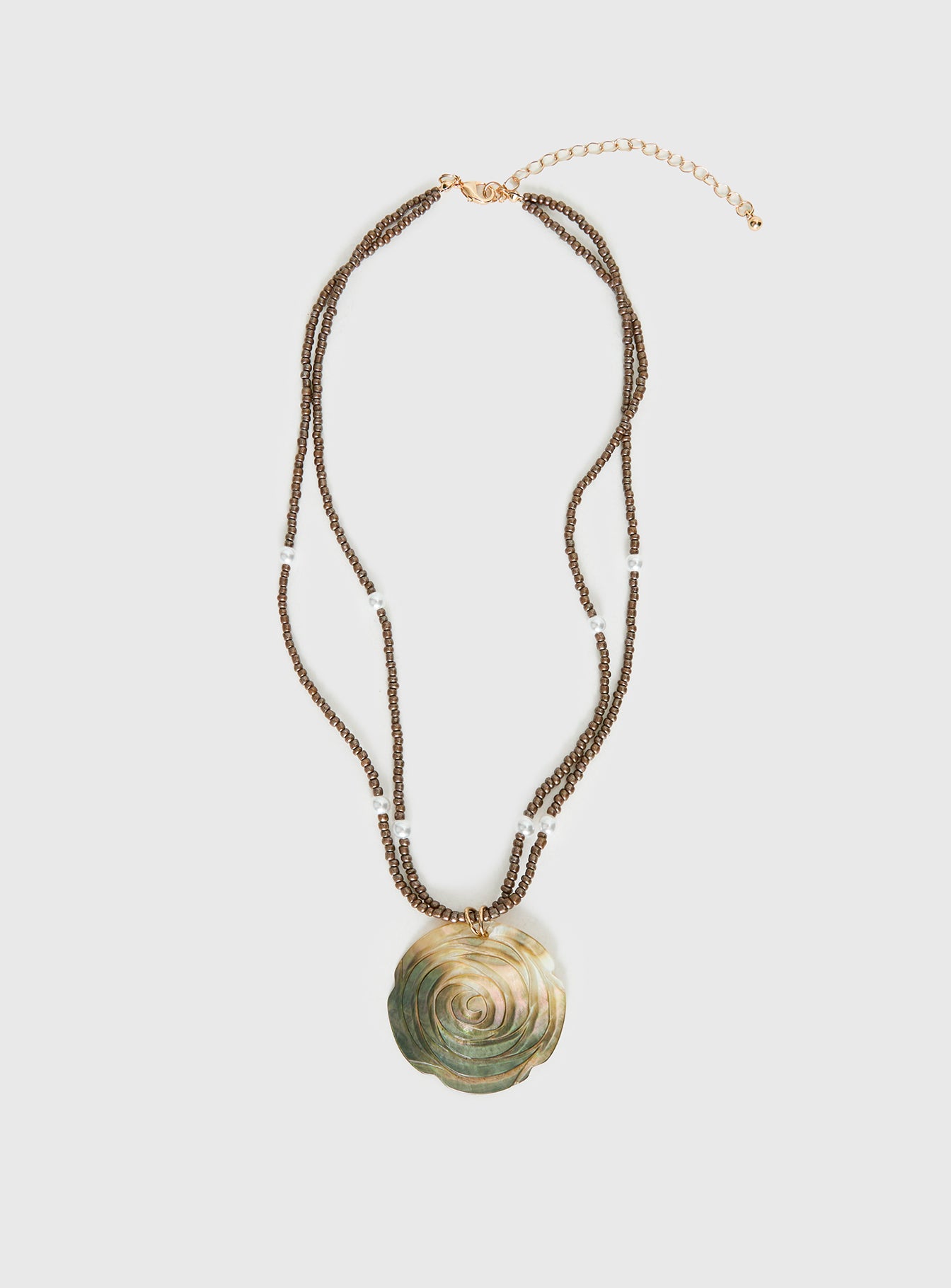 Light Of Day Pendant Necklace Green - Image 2