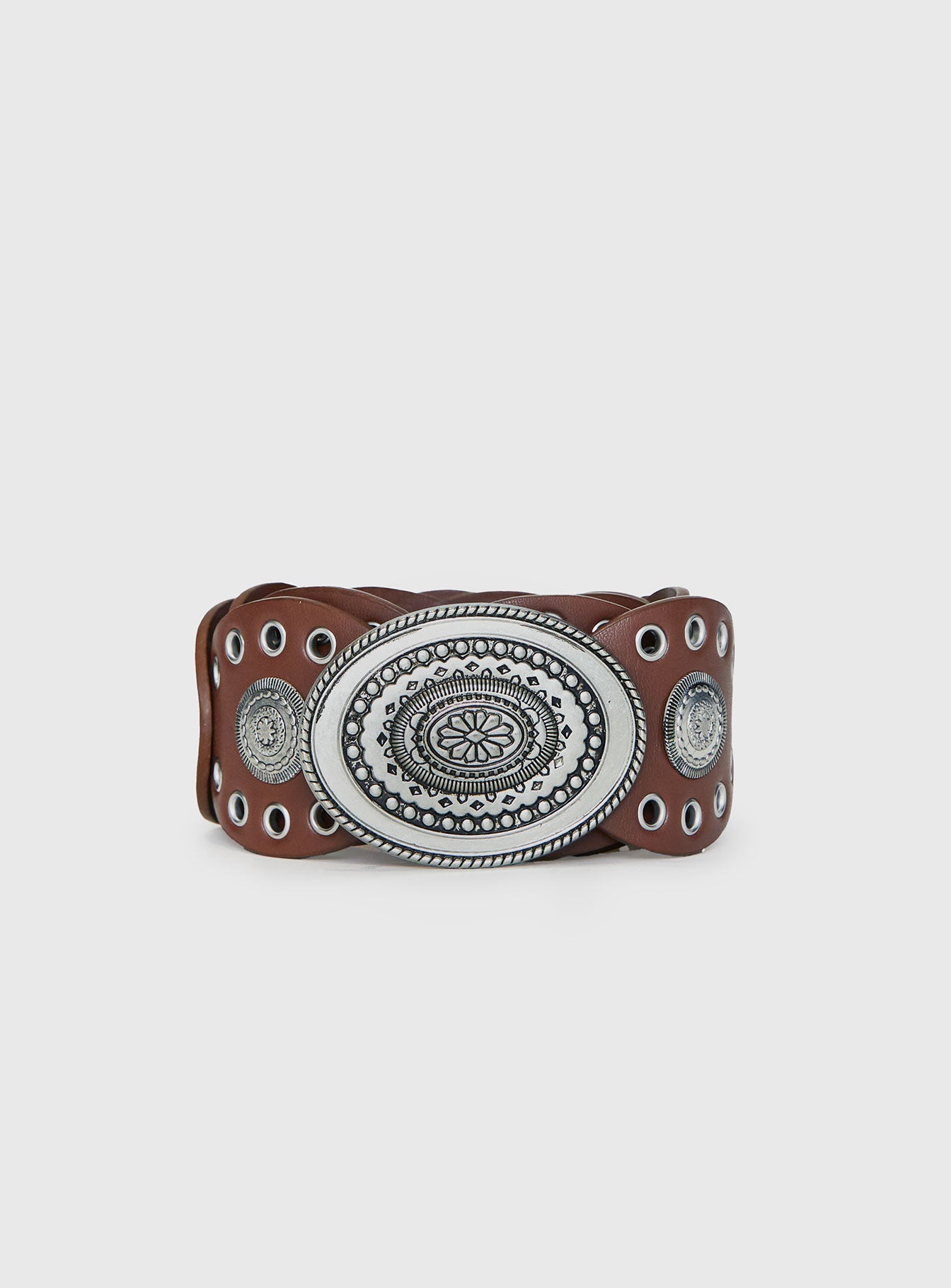 Sacrifices Belt Brown / Silver - Image 2