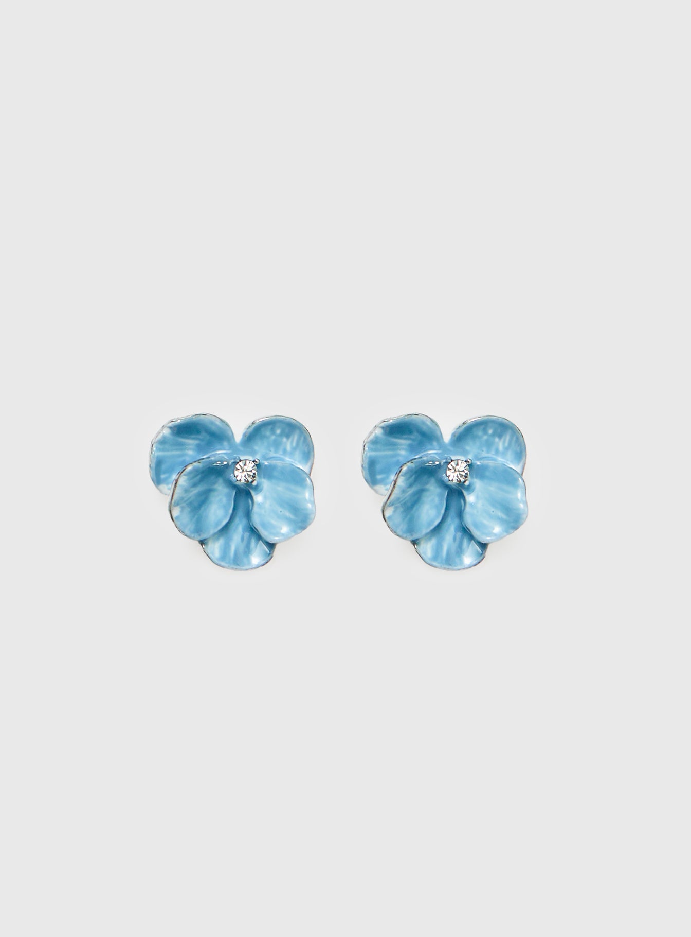 Emaline Earrings Blue - Image 2