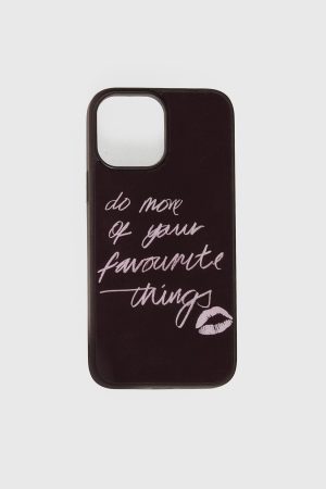 Favourite Things iPhone Case Burgundy