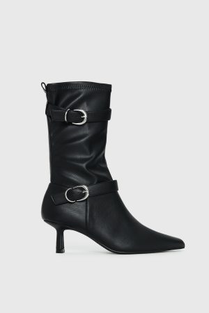 Therapy Kimme Sock Boots Black