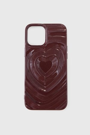 Brisa iPhone Case Heart Burgundy