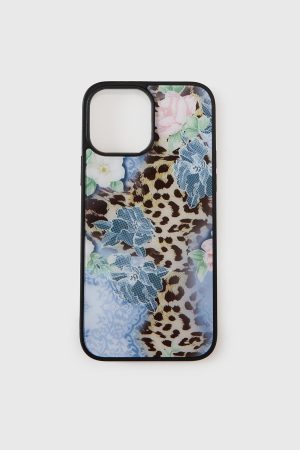 Elayna iPhone Case Leopard Floral