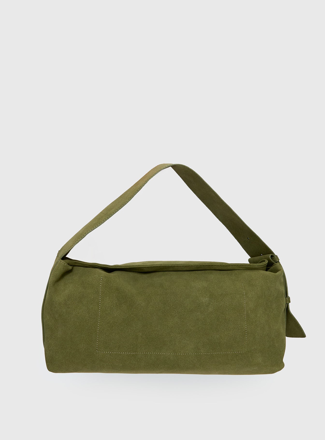 Seraphia Faux Suede Shoulder Bag Green - Image 2