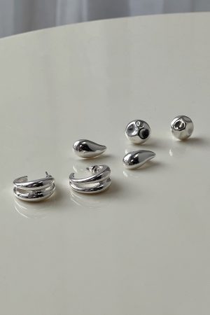 Run The Party Earring Pack Silver