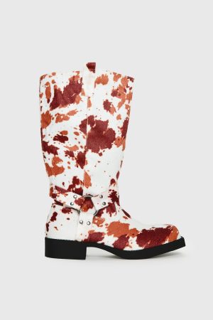 Wrecked Western Boots Animal