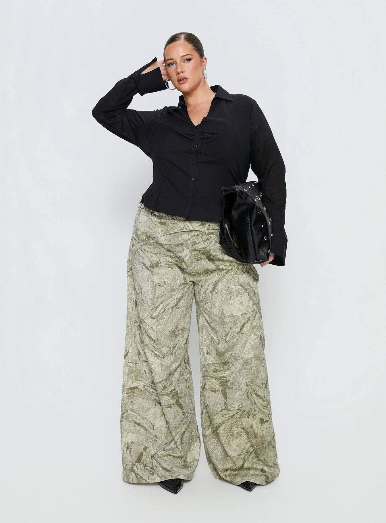 Elowenn Long Sleeve Top Black Curve - Image 3