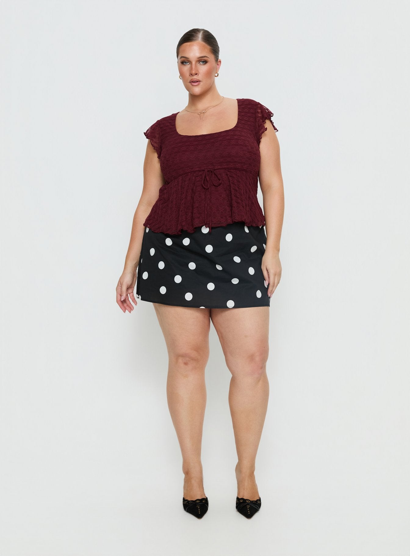 Auroraah Frill Top Cherry Curve - Image 2