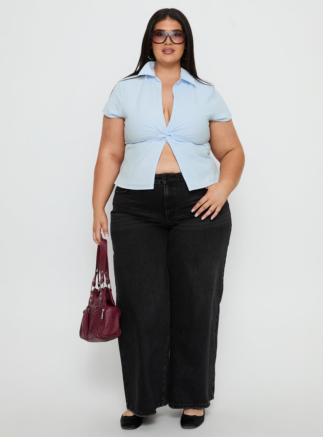 Lover Blues Twist Top Blue Curve - Image 3