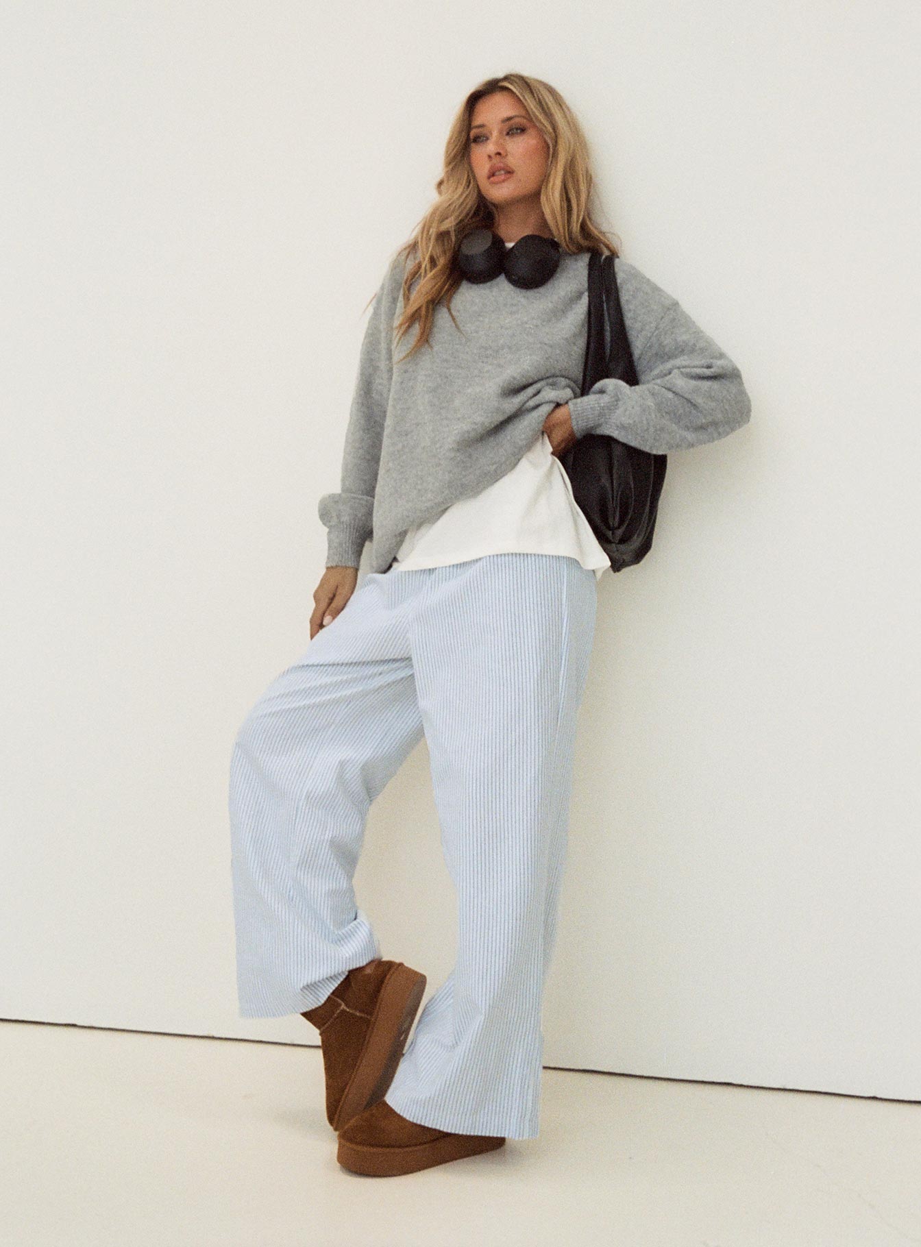 Beach House Pants Blue Stripe - Image 8