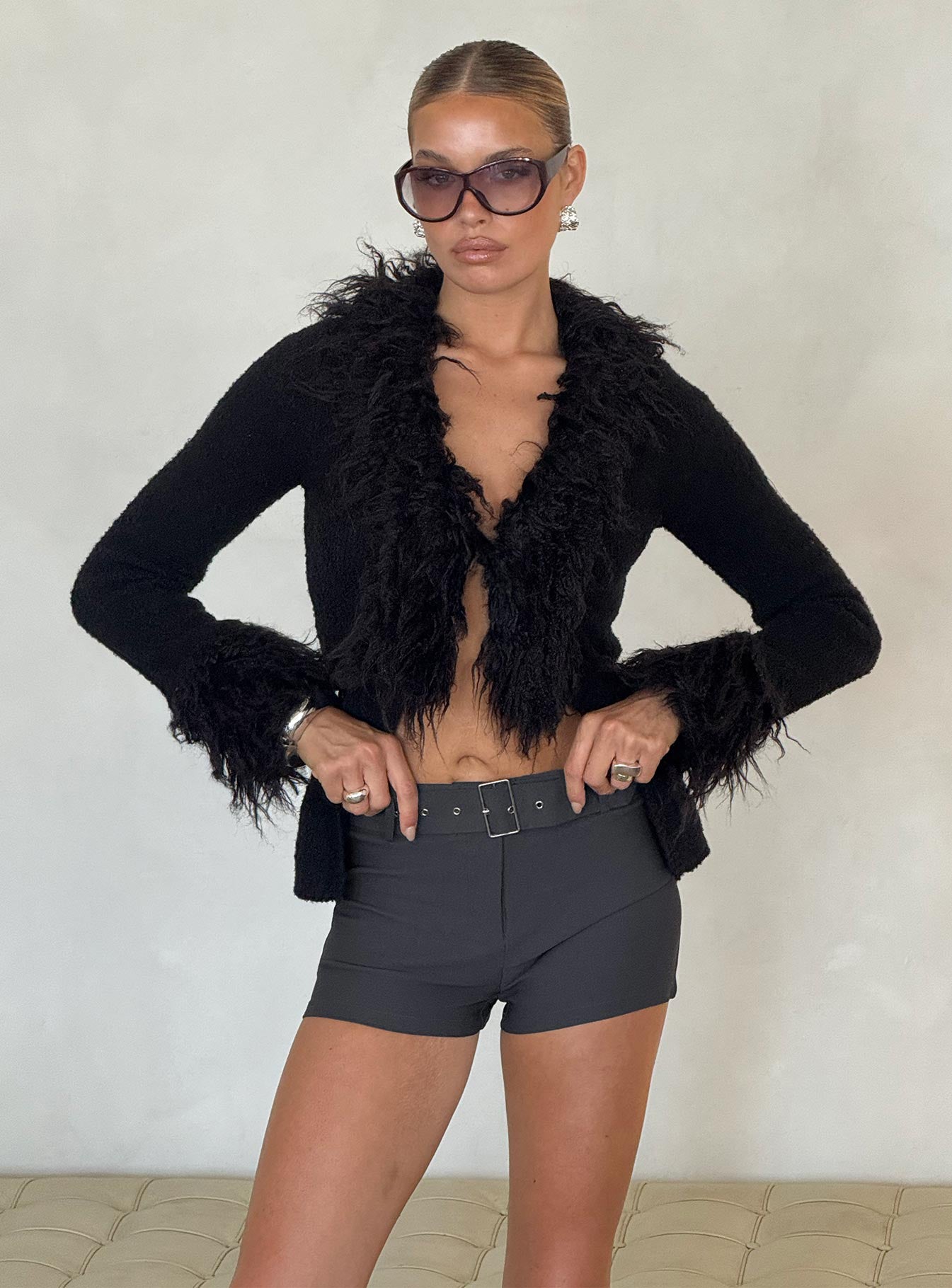 Sistine Cardigan Black - Image 11