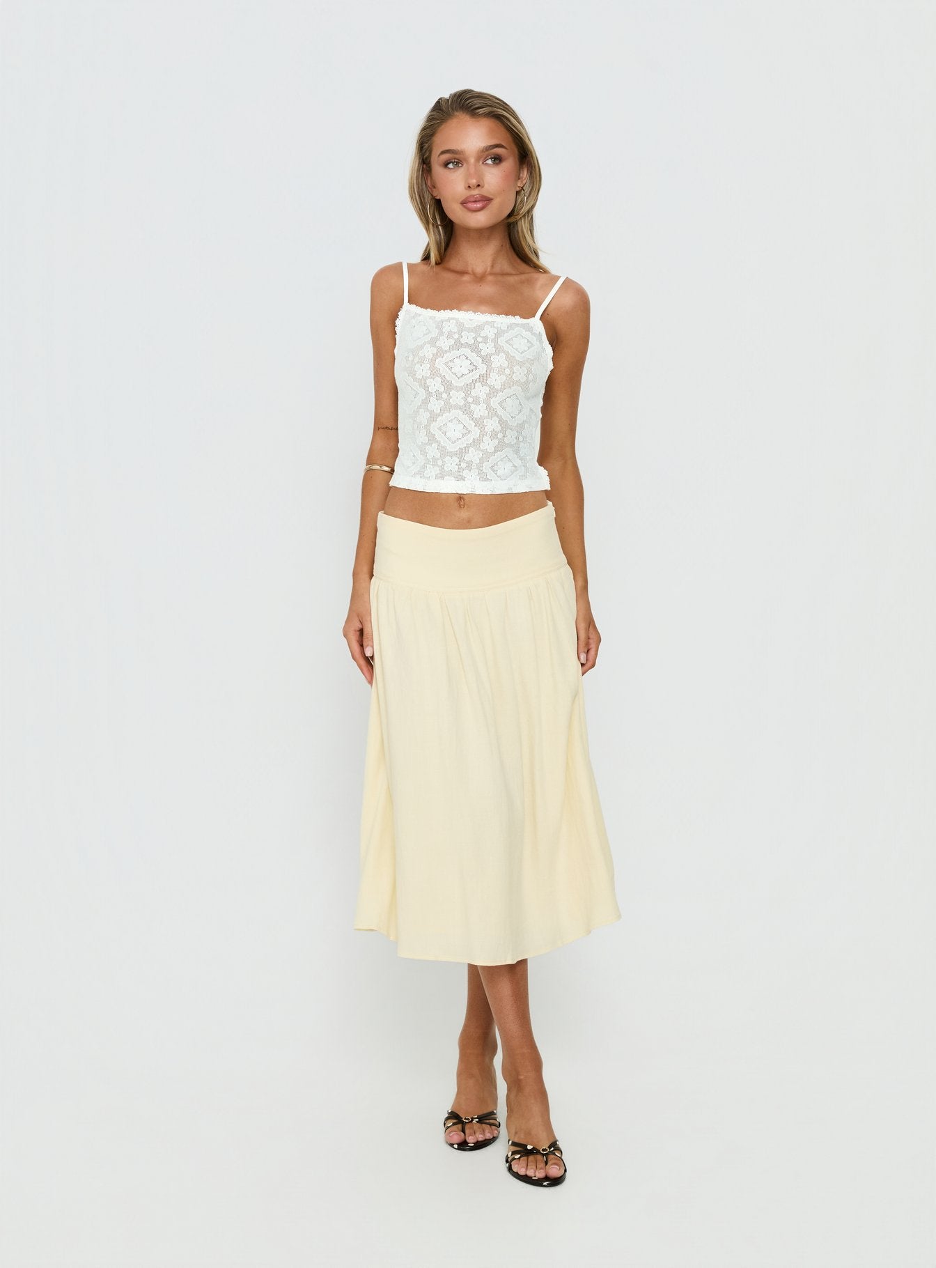 Lichen Lace Backless Top White - Image 3