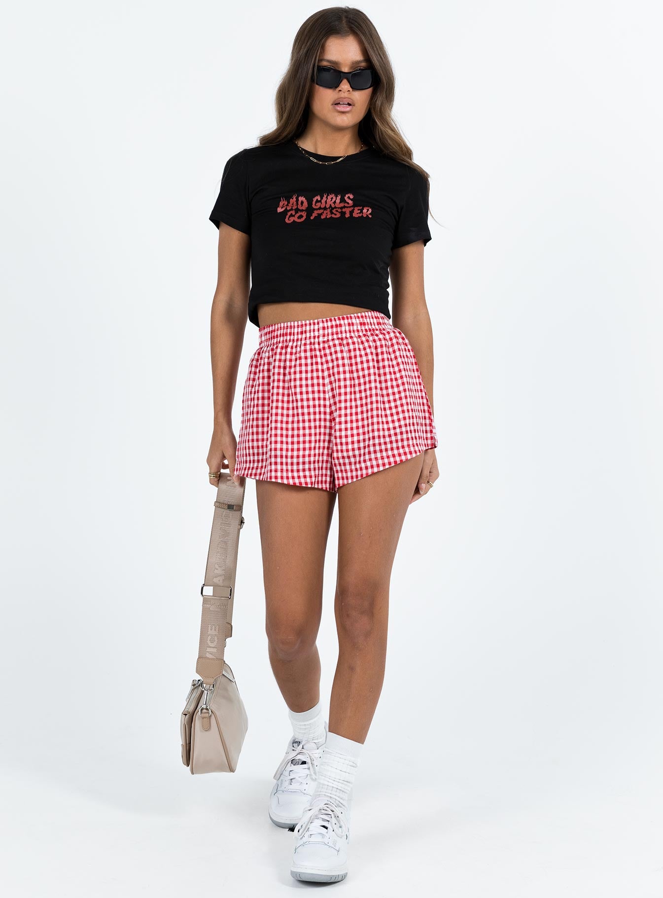 Beach House Shorts Red / White Gingham - Image 3