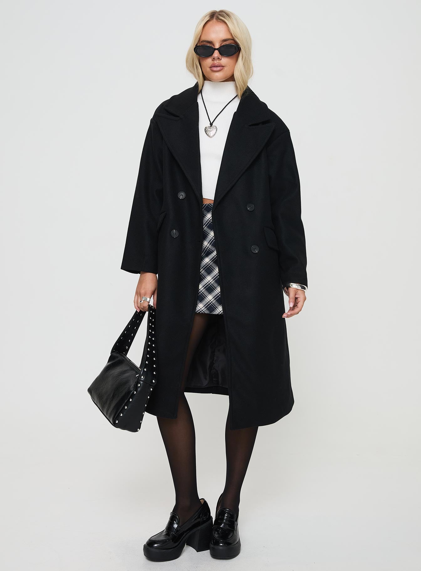 Inferno Longline Coat Black - Image 3