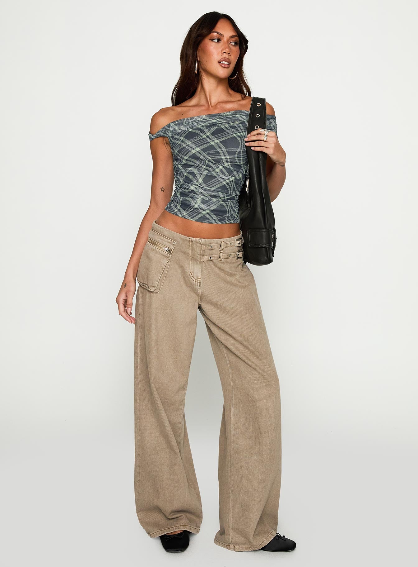 Sweet Embrace Off Shoulder Top Multi - Image 3