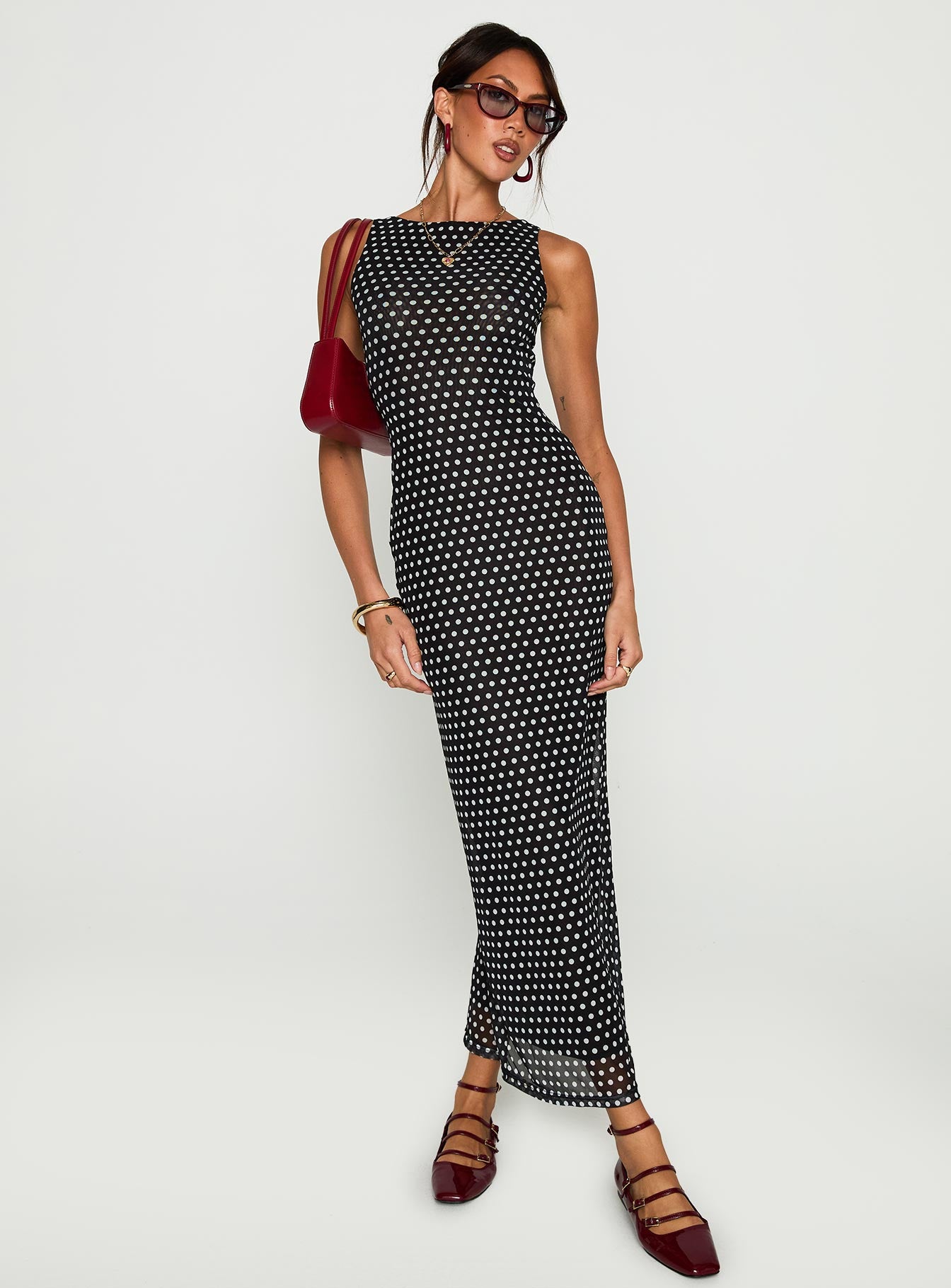 Top Of Mind Maxi Dress Black - Image 3