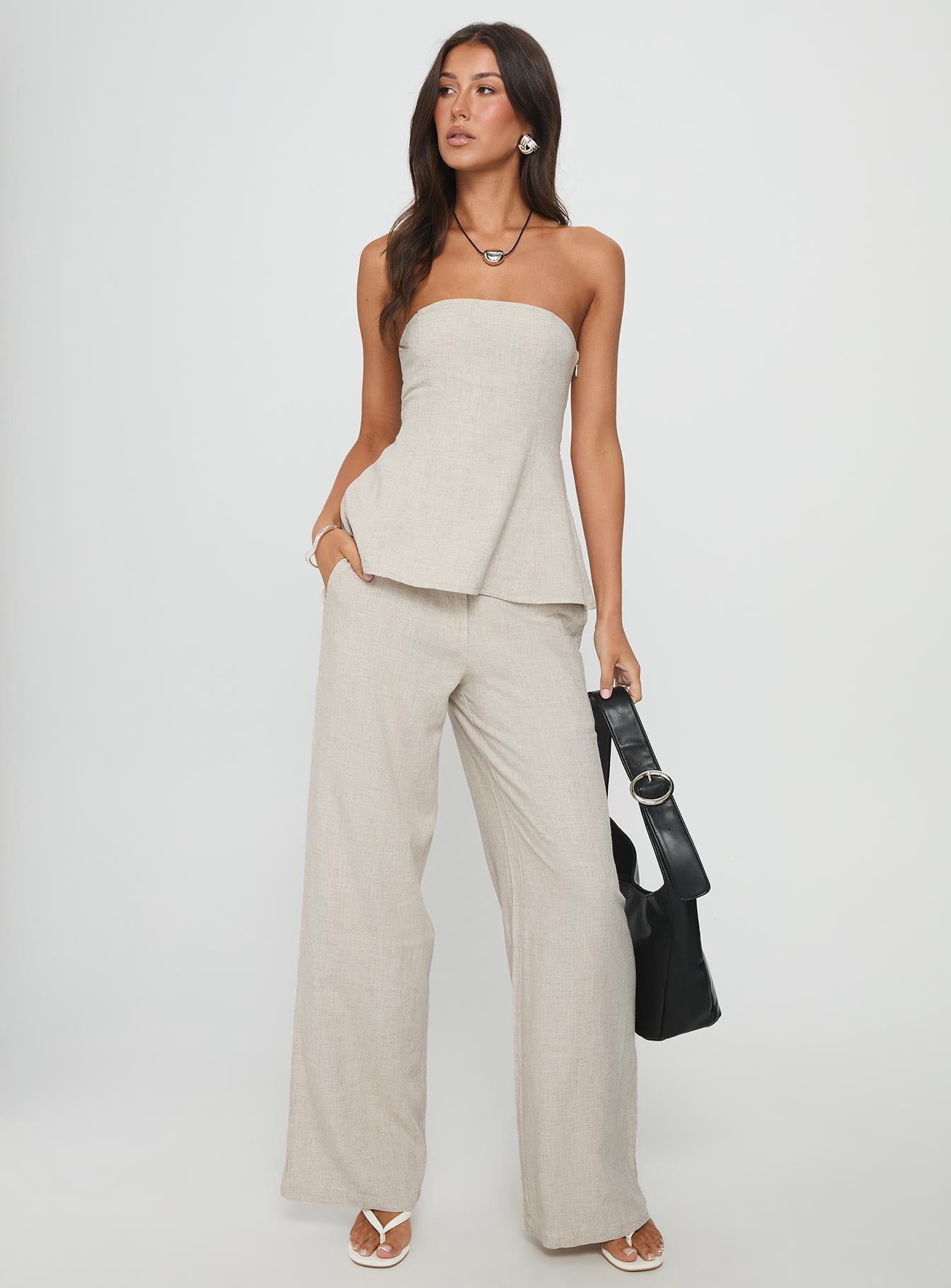Esidora Strapless Flare Top Natural - Image 3