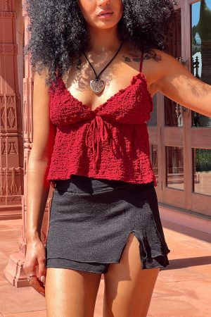 Angel Mini Skirt Black