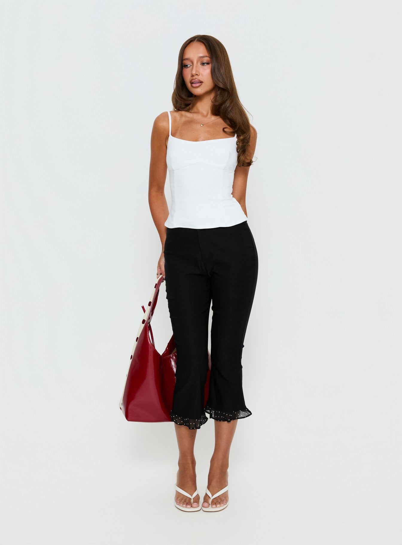 Elanah Structured Cami Top White - Image 3